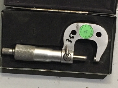 Micrometro Exteriores LOTE 35 0-25mm